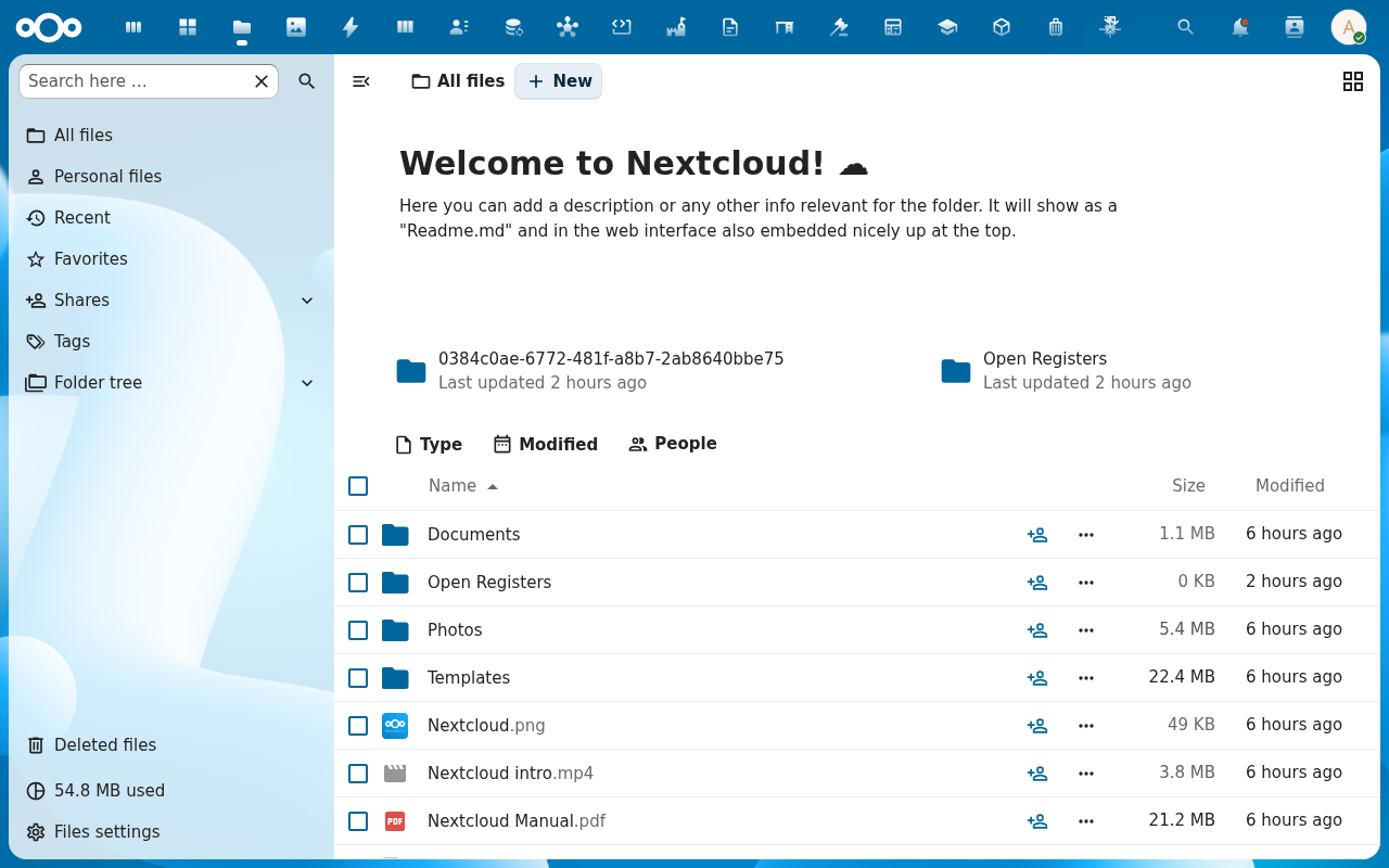 Same file in Nextcloud Files